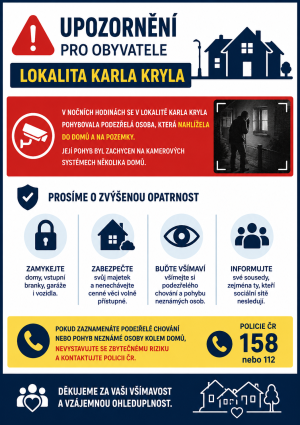 Upozornění K. Kryla
